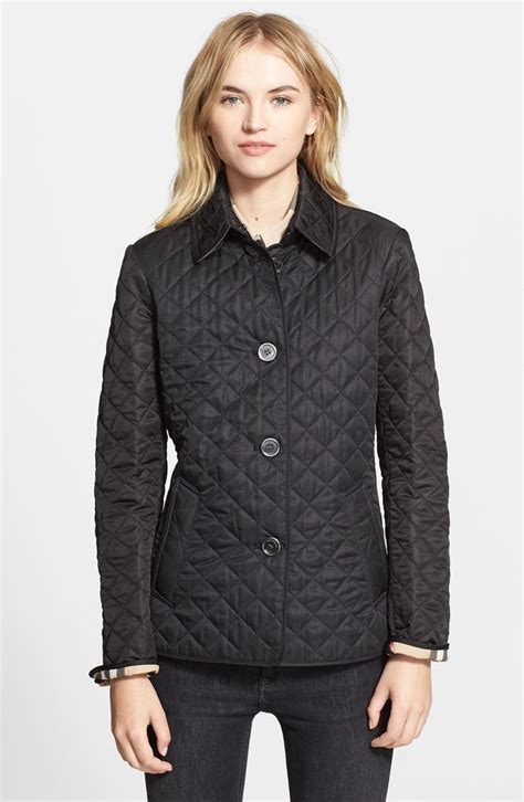 burberry classic quilted jacket|burberry jacket women.